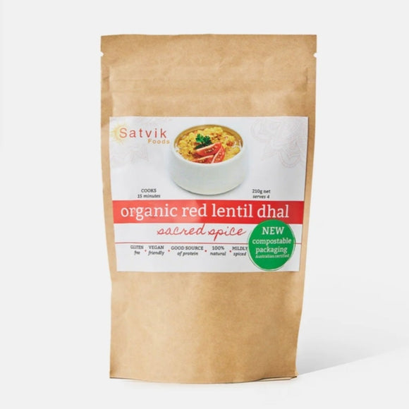 Satvik Organic Red Lentil Dahl 210g