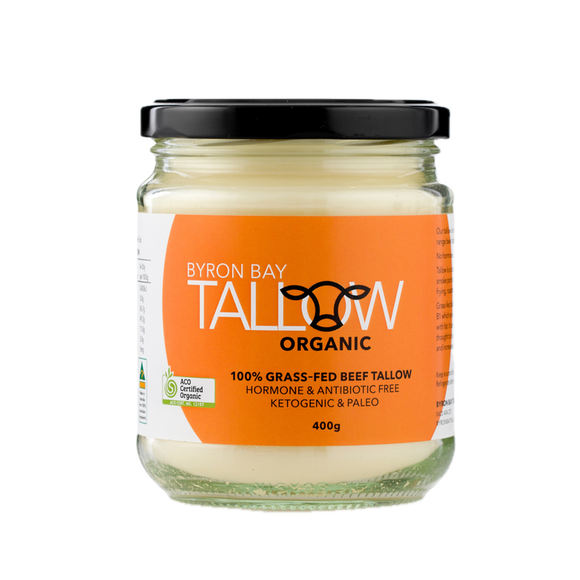 Byron Bay Organic Grass Fed Beef Tallow 400g