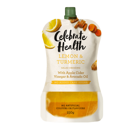 Celebrate Health Salad Dressing Lemon & Turmeric 150g