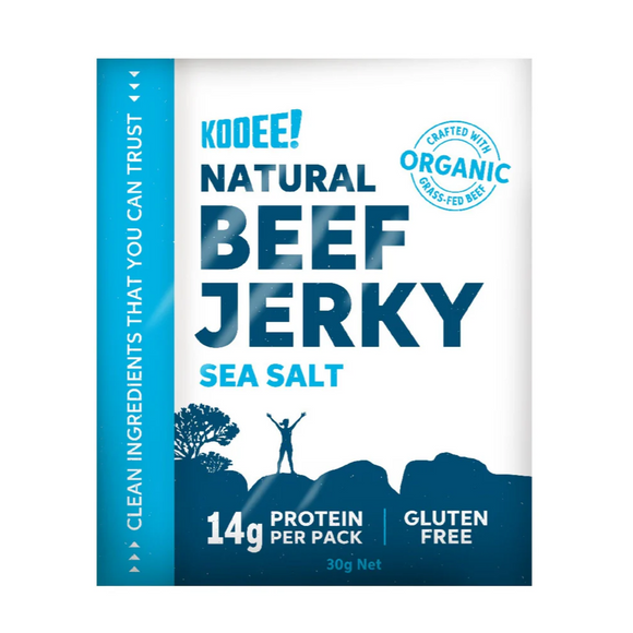 ** Kooee! Organic Beef Jerky Sea Salt 30g