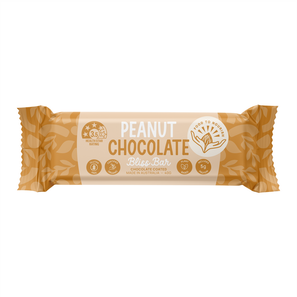 Food to Nourish Bliss Bar CHOC PEANUT 40g