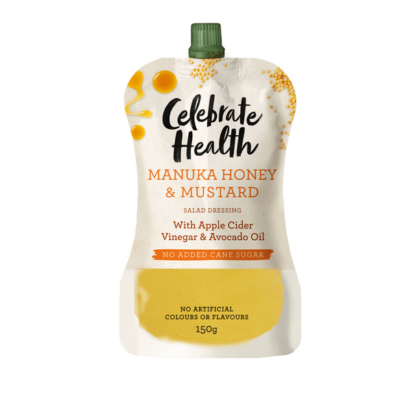 Celebrate Health Salad Dressing Manuka Honey & Mustard 150g