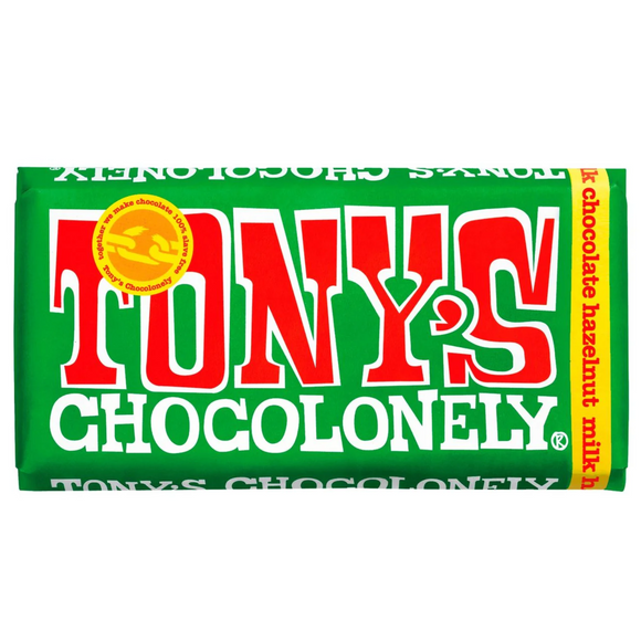 Tony's Chocolonely Milk Hazelnut 180g