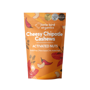 Little Bird Organics Activated Nuts CHEESY CHIPOTLE CASHEWS 120g