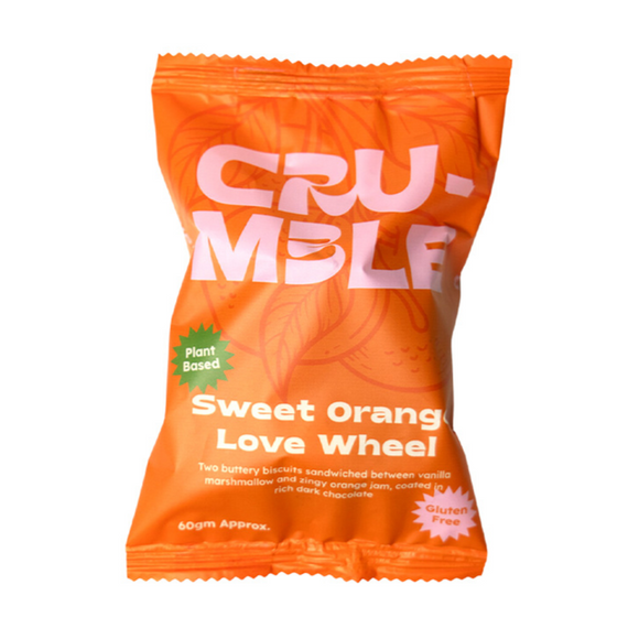 Crumble Charms Sweet Orange Love Wheel 60g