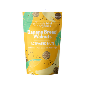 Little Bird Organics Activated Nuts BANANA BREAD WALNUTS 120g