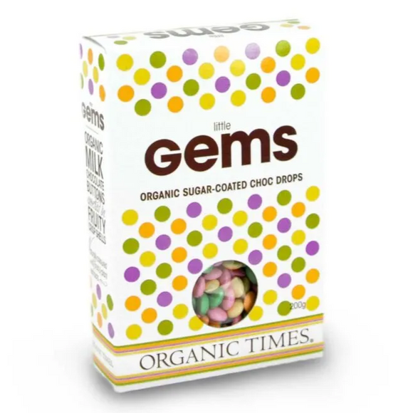 Organic Times Little Gems (Organic Smarties) 200g