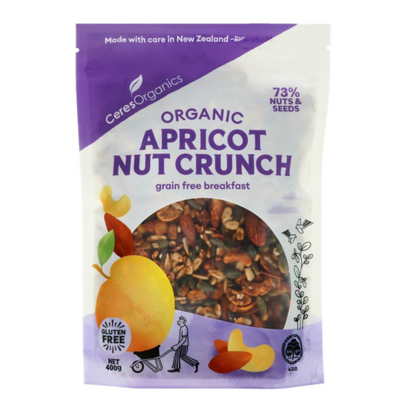 Ceres Organics Apricot Nut Crunch 400g