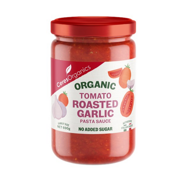 Ceres Organics Roasted Garlic Pasta Sauce 690g