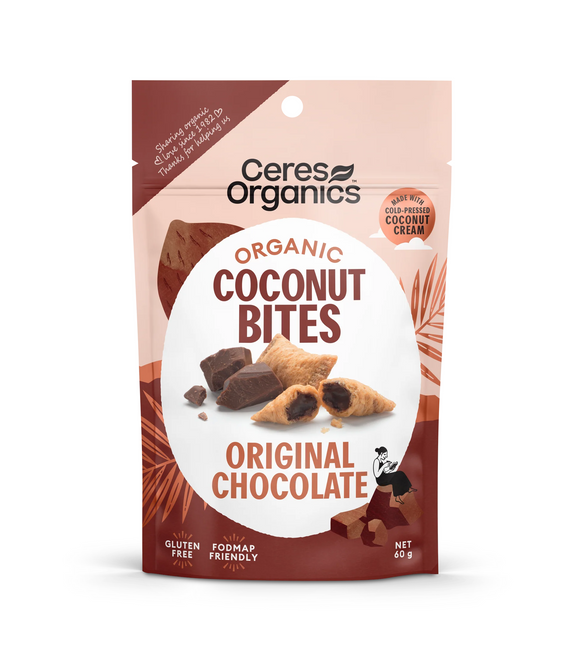 Ceres Organic Coconut Bites CHOCOLATE 60g