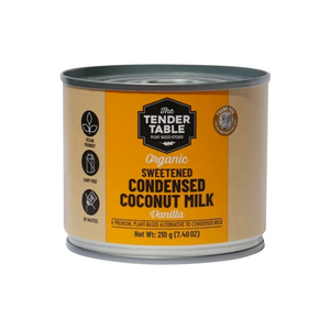 The Tender Table Organic Sweetened Condensed Coconut Milk Vanilla 210g