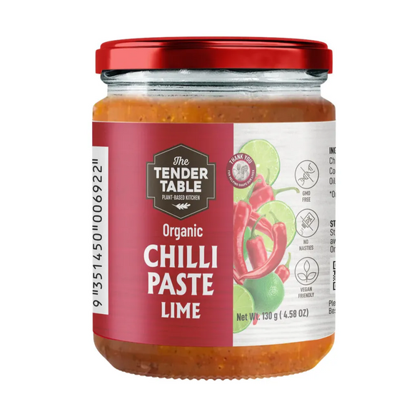 The Tender Table Organic Chilli Paste with Lime 130g