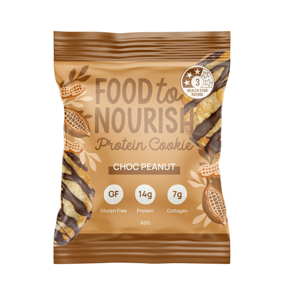 Food to Nourish Protein Cookie CHOC PEANUT 60g