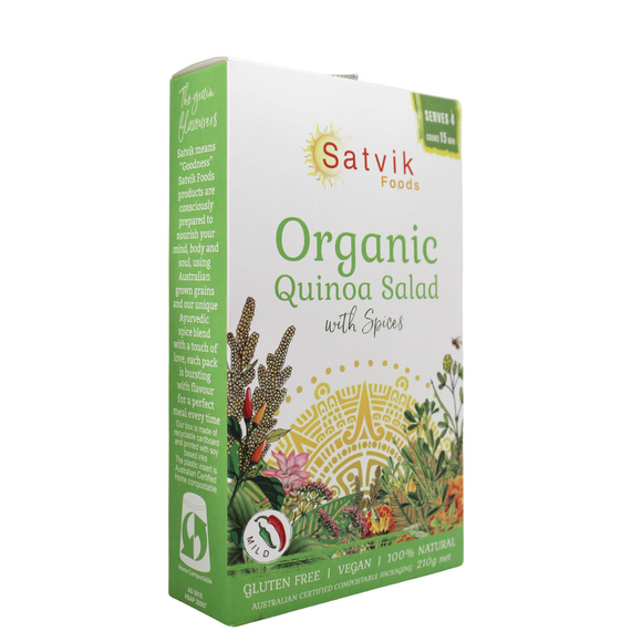 Satvik Organic Quinoa Salad with Spices 210g