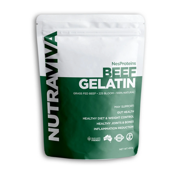 Nutraviva Grass Fed Beef Gelatin 450g