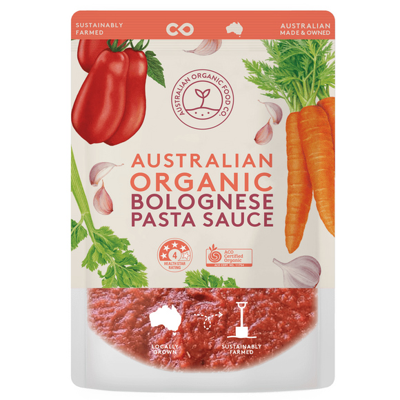 Australian Organic Food Co. Bolognese Pasta Sauce 400g