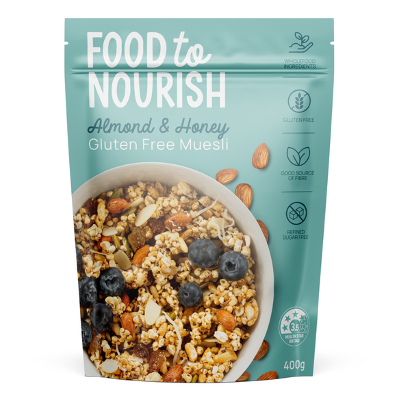 Food to Nourish Muesli ALMOND & HONEY 400g