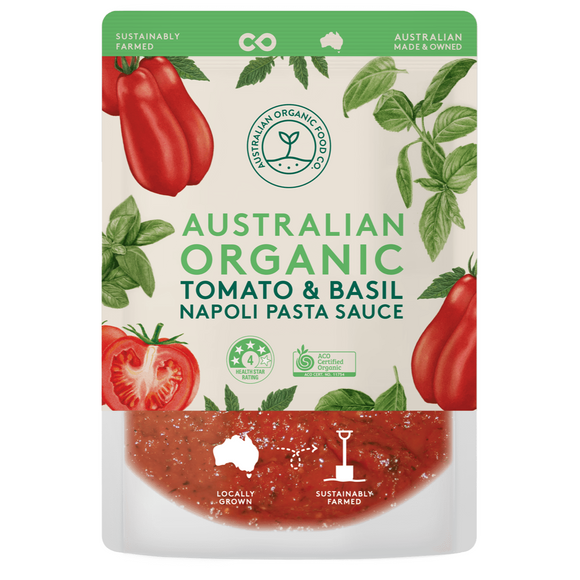 Australian Organic Food Co. Napoli Pasta Sauce 400g