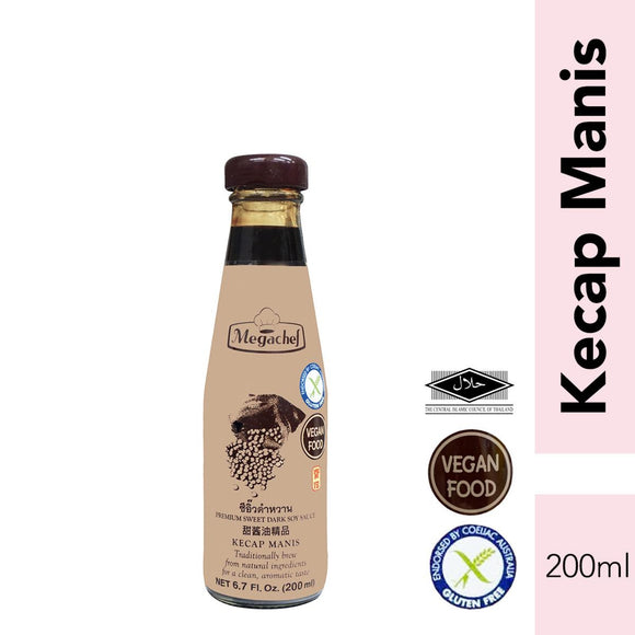 Mega Chef Kecap Manis Sweet Dark Soy Sauce 200ml